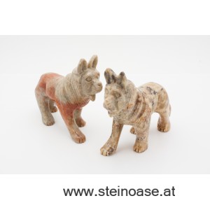 Hund / Schäferhund Speckstein Gr.L
